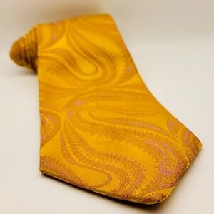 Cochrane Paisley‎ Necktie Gold Patterned Business Wedding Party